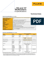 Caracteristicas de FLUKE 117