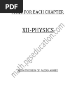 XII Phy Mcqs Physic Question