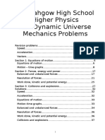 ODU Mechanics Questions o Level A Level Physics