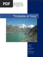 Informe Embalse El Yeso