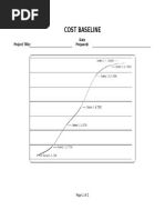 Cost Baseline: Project Title: Date Prepared