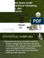 Bukti Audit: Statistical Sampling