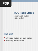 WOU Radio Station: A Non Profit Student Radio System