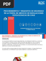 Procedimientos de Puesta en Servicio