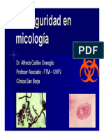 Bioseguridad en Micología