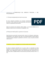 Lectura Calificada Principios Fundamentales Del Derecho Procesal y Del Procedimiento