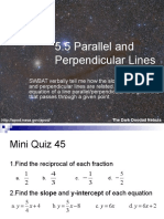 5.5 Parallel and Perpendicular Lines