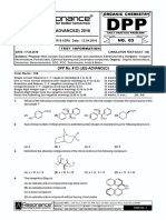 Revision Plan-II (DPP # 3) - Chemistry