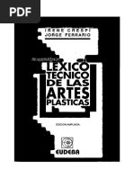 Lexico Tecnico Artes Plasticas