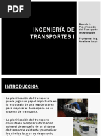 Modulo I - Planificacion Del Transporte