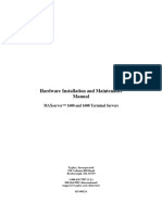 Hardware Installation and Maintenance Manual: Maxserver™ 1600 and 1608 Terminal Servers