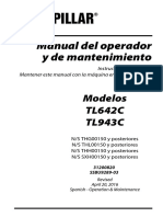 Manual de Operaciones y Mantenimiento Telehander TL642 CAT