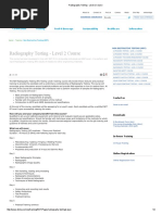 Radiography Testing Level 2 Course: Certification Training Food & Beverage Sustainability Healthcare Information