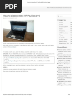 How To Disassemble HP Pavilion dv6 - Inside My Laptop PDF