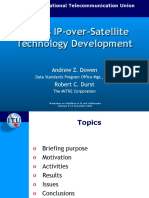 NASA's IP-over-Satellite Technology Development