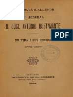 El Jeneral José Antonio Bustamante. Su Vida I Sus Hechos 1778-1850. (1898)