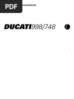 Owner Manual Ducati - 998 - 748 - 2003