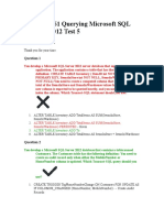 Exam 70 461 Microsoft SQL Server