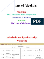 Reactions of Alcohols