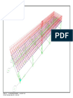 ETABS v9.7.1 - File: MEZZANINE INDOMARET - June 9,2016 14:21 3-D View Frame Span Loads (LIVE) - KGF-M Units