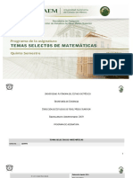 Temas Selectos de Matematicas