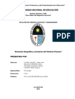 Evolución Geopolítica y Fronteriza Del Territorio Peruano