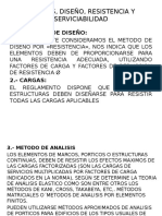 Analisis, Diseño, Resistencia y Serviciabilidad