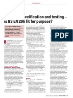 Concrete Specification and Testing - Is BS EN 206 Fit For Purpose?