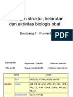 Hubungan Struktur, Kelarutan Dan Aktivitas Biologis Obat