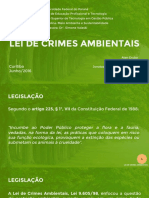 Apresentação Lei de Crimes Ambientais UFPR Gestão Pública 2016