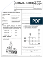 Examen 8va Unidad PS - I Trimestre 4to