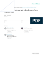 Money-Based Interest Rate Rules: Lessons From German Data: February 2007