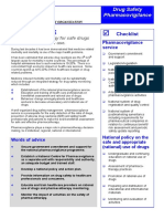 WHO-Drug Safety Pharmacovigilance