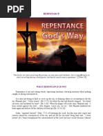 Repentance: What Repentance Is Not