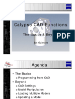 Calypso CAD Functions