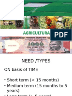 Agricultural Finance