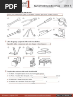 Te Automotive Worksheets