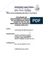 Programa de Mantenimiento MTC