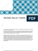 Resiko Nilai Tukar