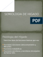 Semiologia de Higado Vesicula Biliar