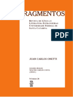 FRAGMENTOS 20 (Juan Carlos Onetti)