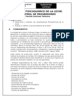 Reporte 1: Análisis de La Leche