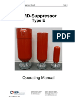 Customer Documentation Extinguisher Type E-HRD