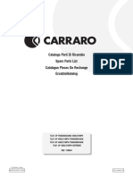 Transmisión Carraro 139894 - Manual de Partes