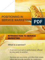 Positioning in Service Markething