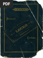 Wilson Bohannan Locks Catalog - 1880