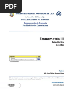 Econometria III