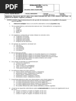 Evaluación Sumativa Unidad 1 Quinto Básico