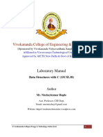 Data Structures Lab Manual For VTU 15CS38-DSL