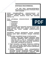 Identifikasi Multimineral